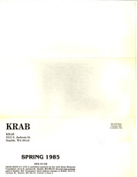 KRAB 1985 Spring