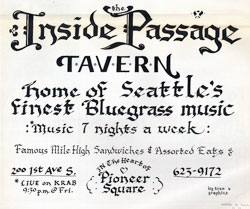 Inside Passage ad in the KRAB program guide